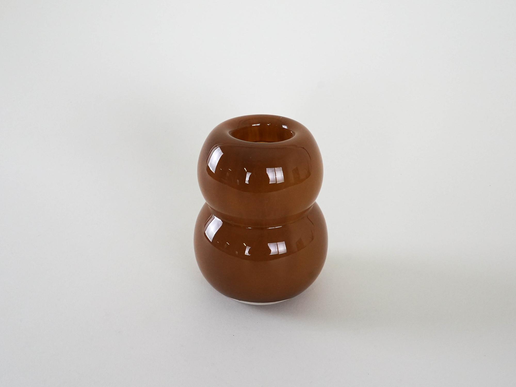 Glass vase Caramel 5