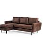 Sofa 3-Seater Chaiselongue Left Right Savannah Brown 4