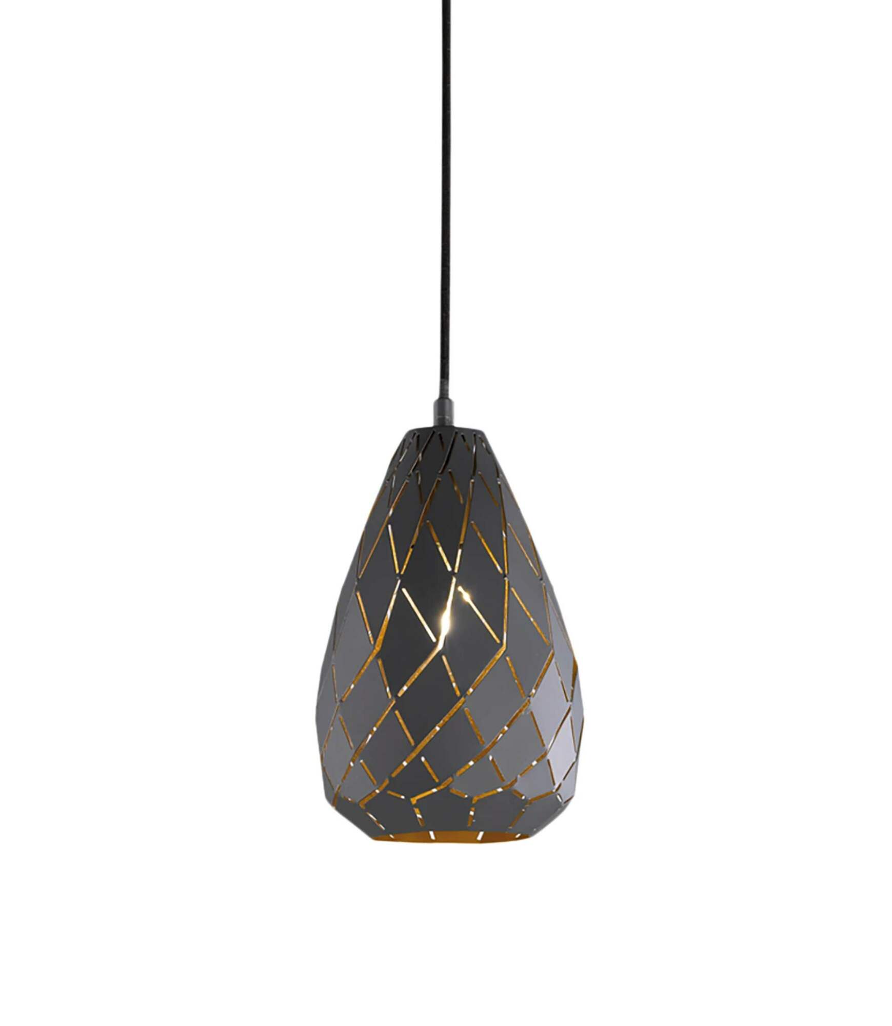 Pendant light Onyx I iron 1-bulb 0