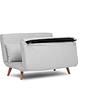 Foldable Sofa Bed 2-seater Grey 9