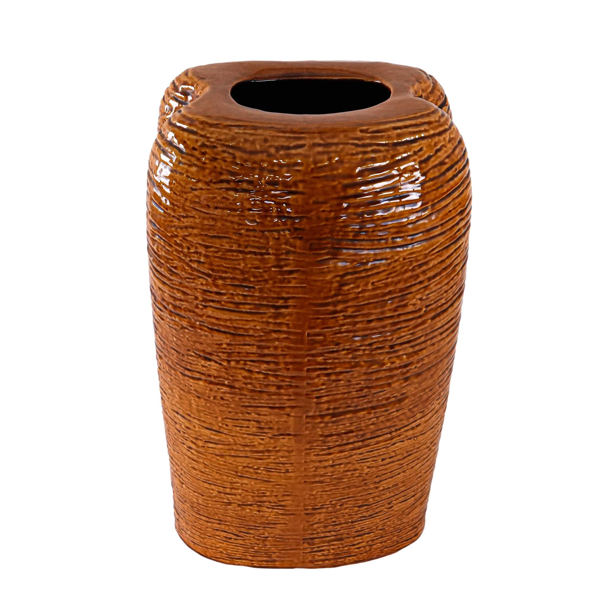Keramikvase Braun 0