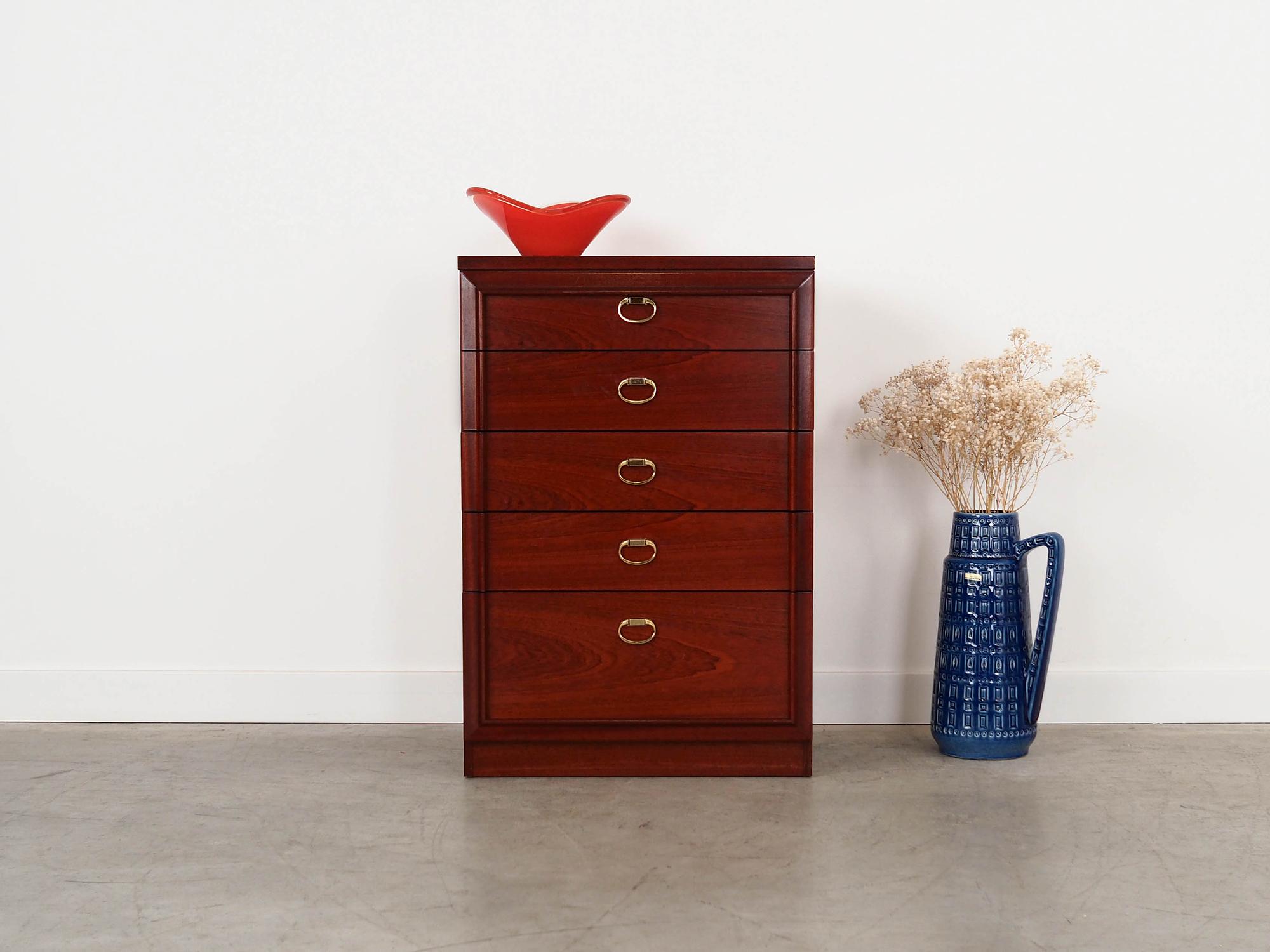 Mahogany Chest of Drawers 1980s 1