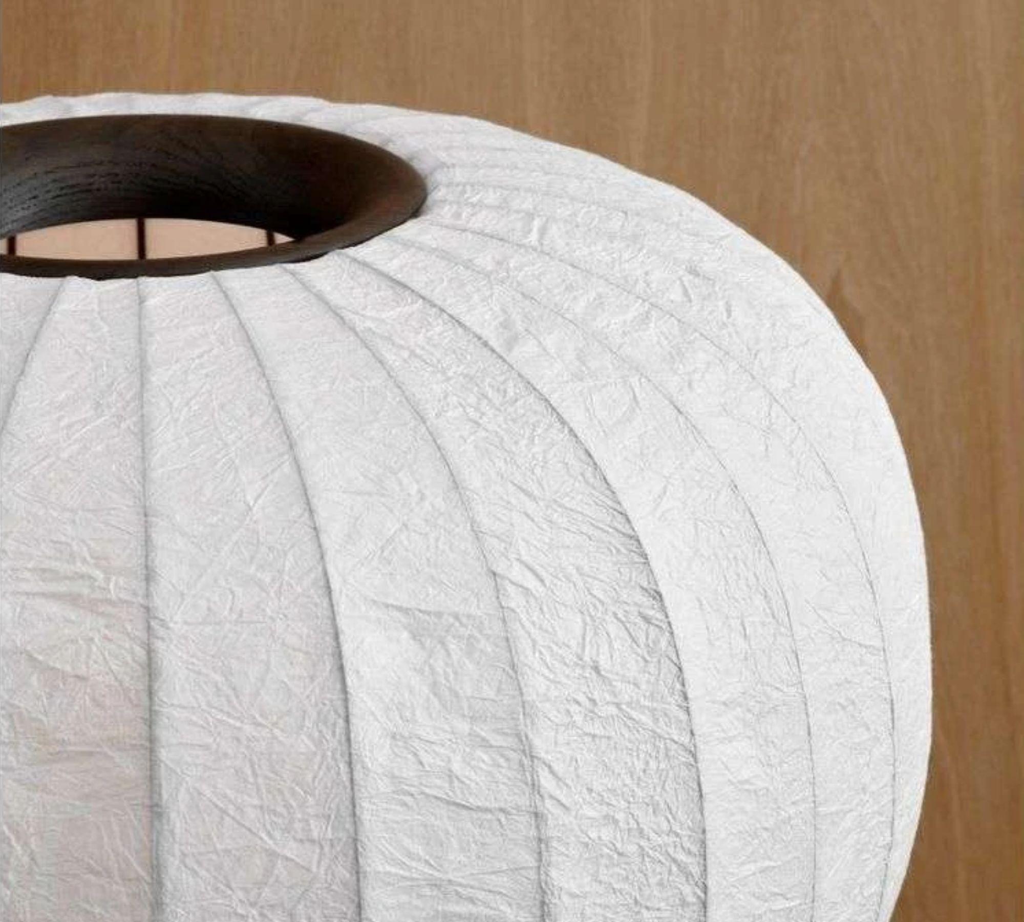 Paper Floor Lamp Stehleuchte Holz Weiß 3