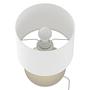 Table lamp Uvaro 1-light terry cloth ceramic 4
