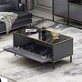 Imaj Coffee table wood veneer anthracite 6