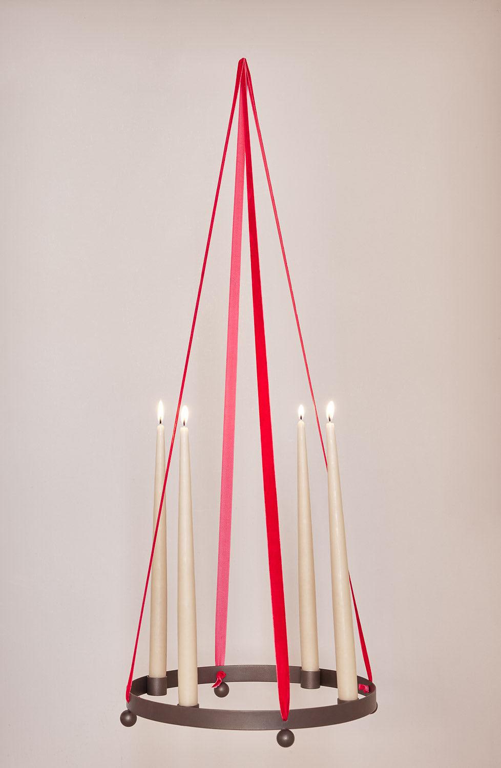 Pearl Adventsleuchter Eisen Braun 0