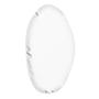 Table Mirror O5 Stainless Steel Candy White Matt 1