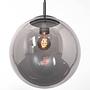 1-Flame Bollique Pendant Lamp Aluminum Black 3
