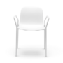 Dogo P Armchair Plastic Metal White 0
