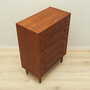 Vintage chest of drawers Teak wood Brown 1970s 5