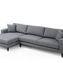 Nordic Ecksofa Links Grau 4