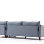 Bella Sofa Chaise Lounge Right Blue 6
