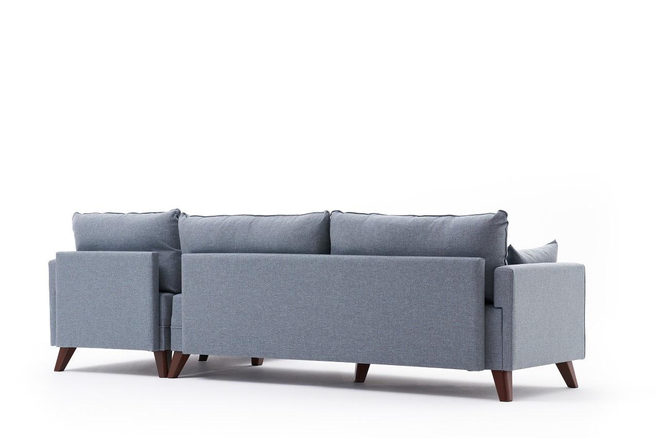 Bella Sofa Chaise Lounge Right Blue 6