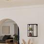 LED Ceiling Lamp Conivarena Aluminum Black 3
