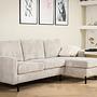 3-seater sofa CL L+R RIB Cream 0