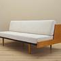 Eichensofa Weiß Braun 1960er Jahre 2