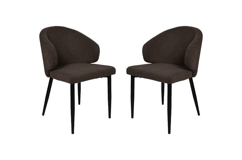 2x Yuna Esszimmerstuhl Espressobraun 0