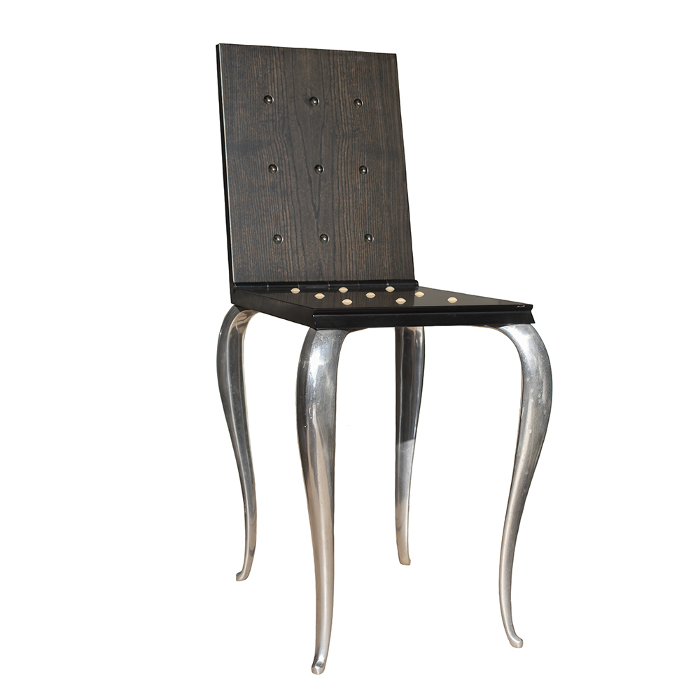 2x Lola Mundo Table Chair Philippe Starck Wood Black 1