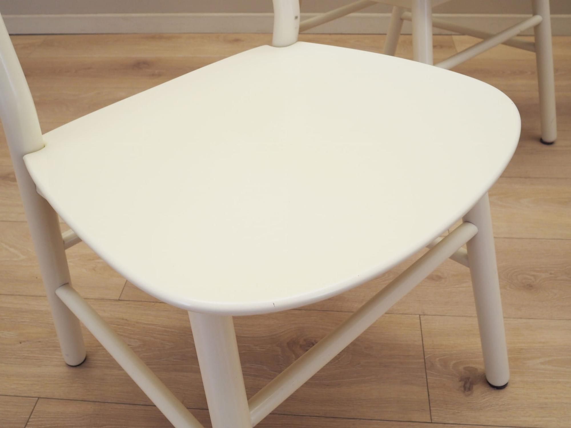 4x Dining chair Beech 1970s 3