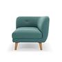 Alfred 2-Sitzer Modul Rechts Blau Olena Aqua 1