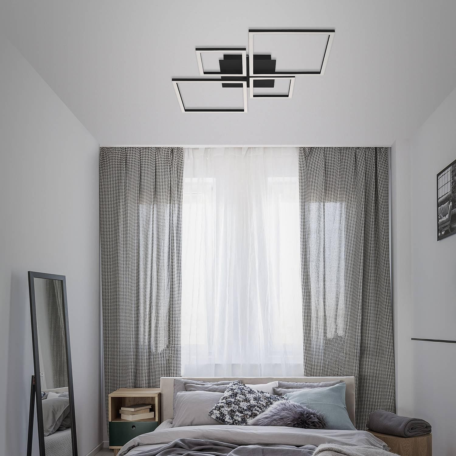 1-Flammig LED-Deckenleuchte Frame V Polycarbonat Eisen 3