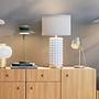 SCULPTURE Tischleuchte Keramik Metall Beige 3