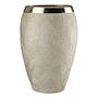 Cascade Vase Ceramic Champagne 0