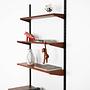 Modular teak shelving unit 1960s 5