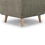 Alfred 1-Sitzer Eckmodul Links Planet Grey Green 3