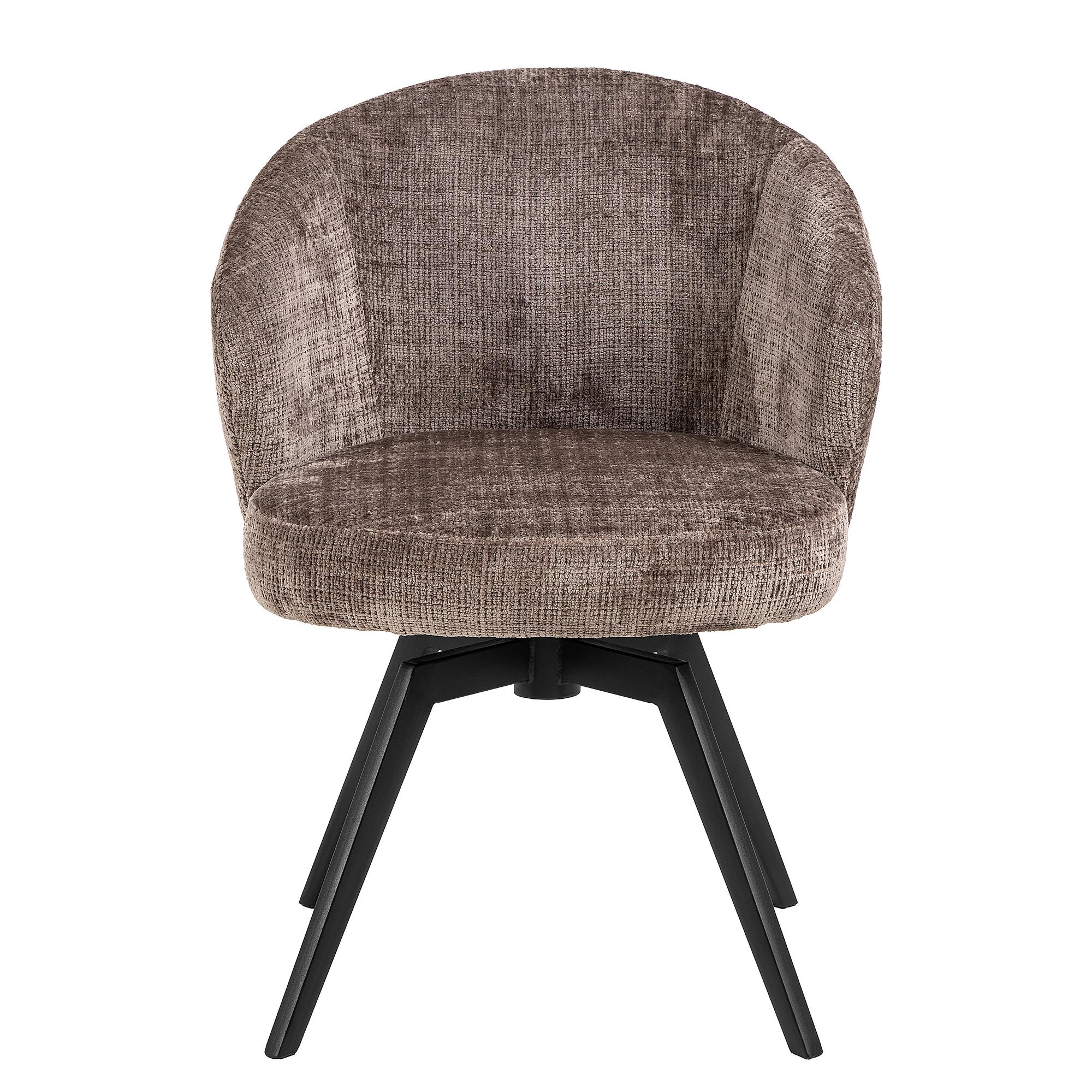 Armlehnenstuhl PERIM Strukturstoff Stahl Braun Schwarz 4