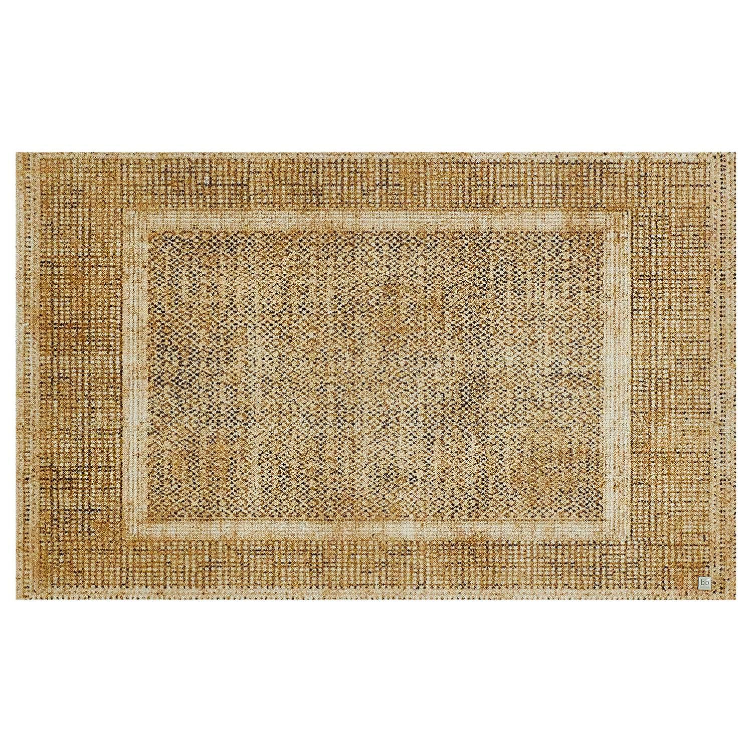 Fußmatte Square Honigbraun 1