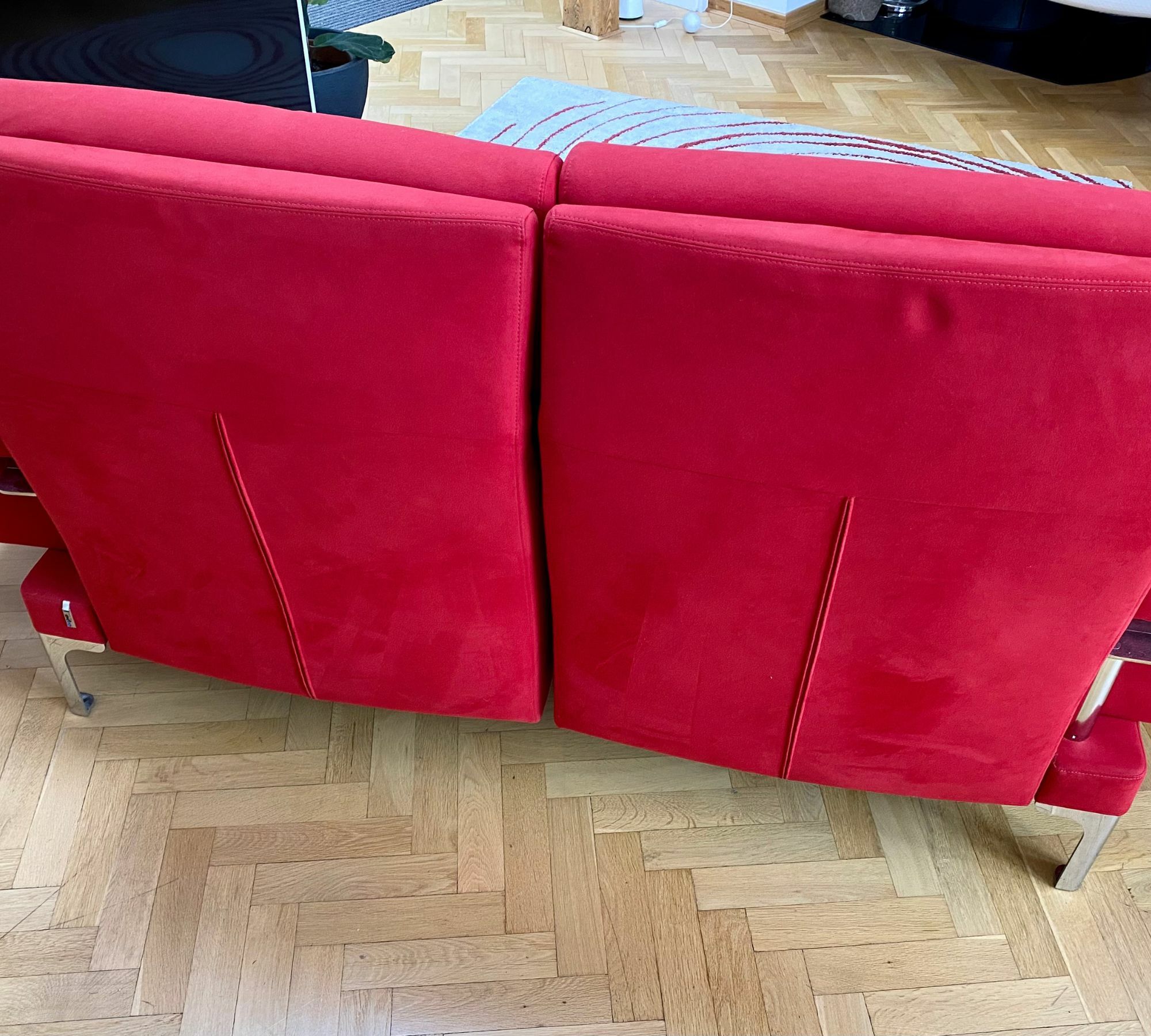 Sofa Erpo Textil Rot 4