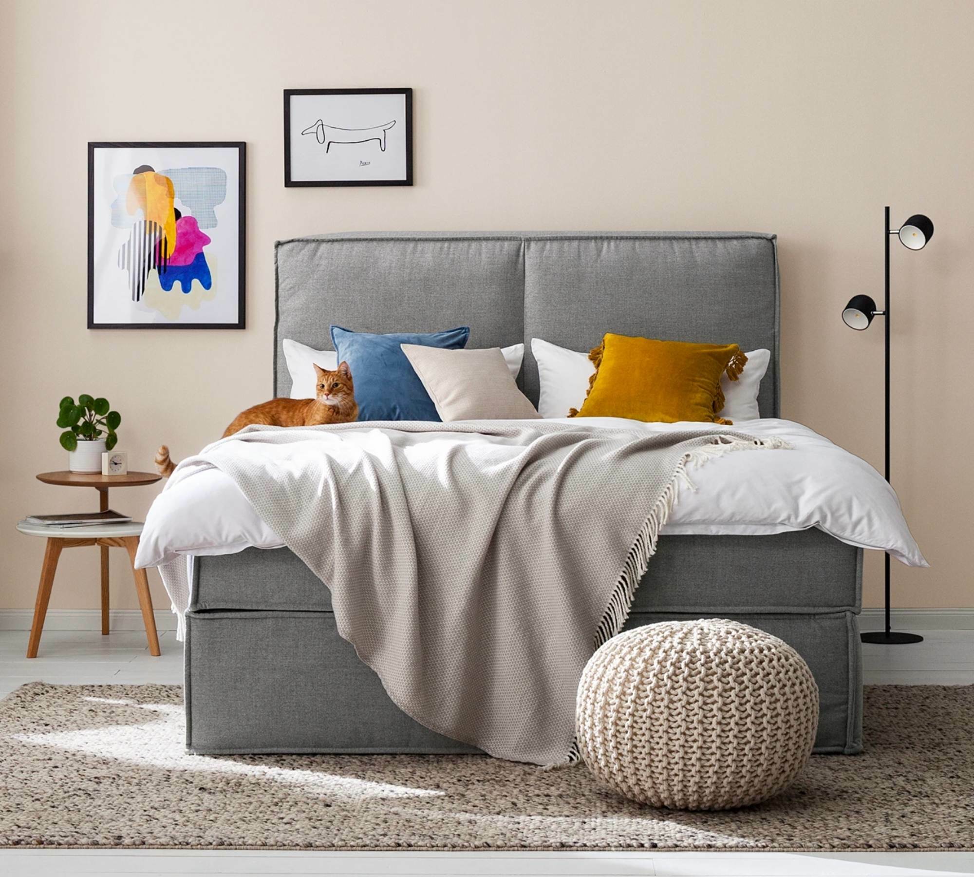 LED-Stehleuchte Jon Eisen 2-flammig Schwarz 5