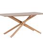 Piazza Dining Table Mocha 90 x 180cm 3