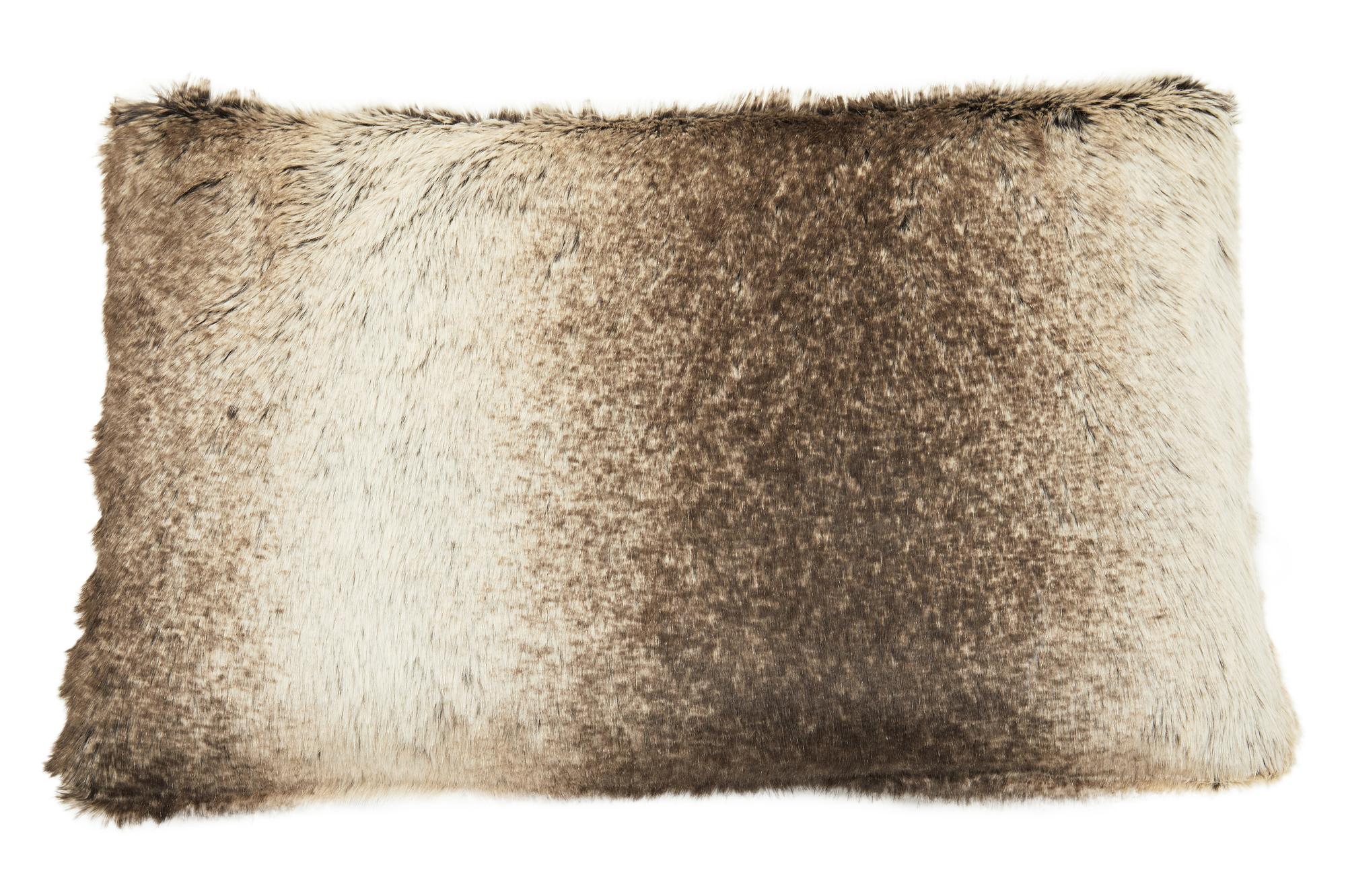Bosie Lamina Mocha Ombre Rechteckiges Fellkissen
 6