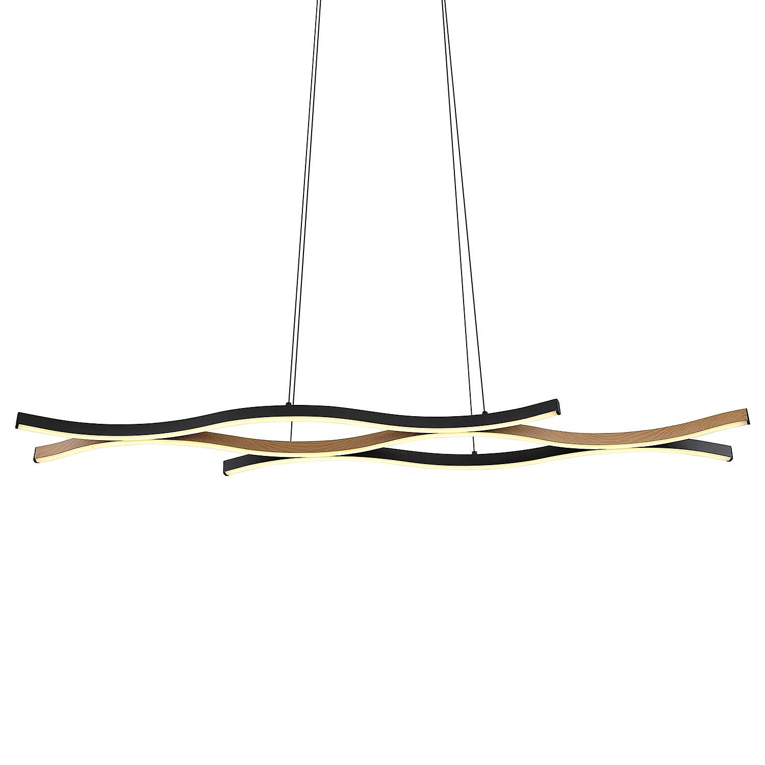 Pendant light Geronimo 1-light aluminum beige black 1