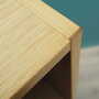 Vintage bookshelf, ash wood, brown, 1970s 8