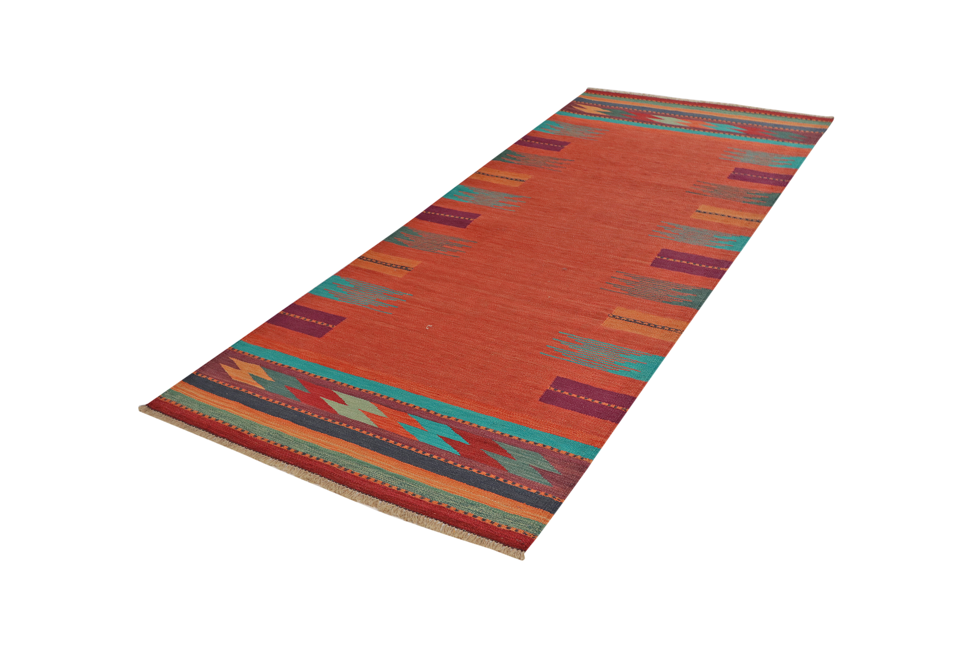 Kilim Gashgai Teppich Orange 3