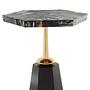 Odell Hexagonal Side Table Black 0