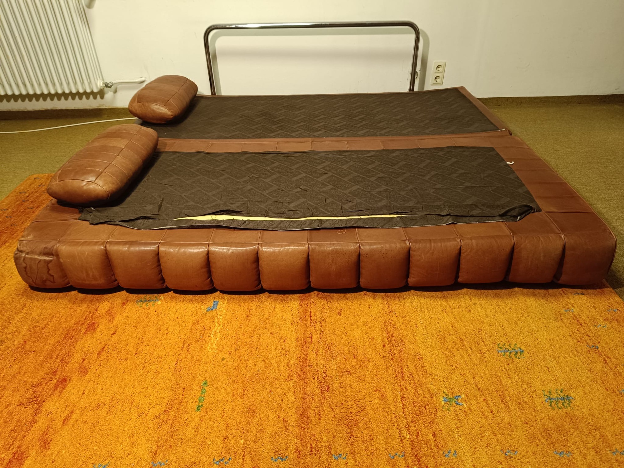 Vintage DS 85 Tagesbett Leder Cognac 7