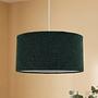 YARO Pendant Light 1-Light Iron Textile Green 40 cm 1