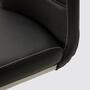2x Freischwinger Kunstleder Edelstahl Schwarz 5