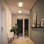 Atria Shine Panel LED-Deckenleuchte Aluminium Weiß 2