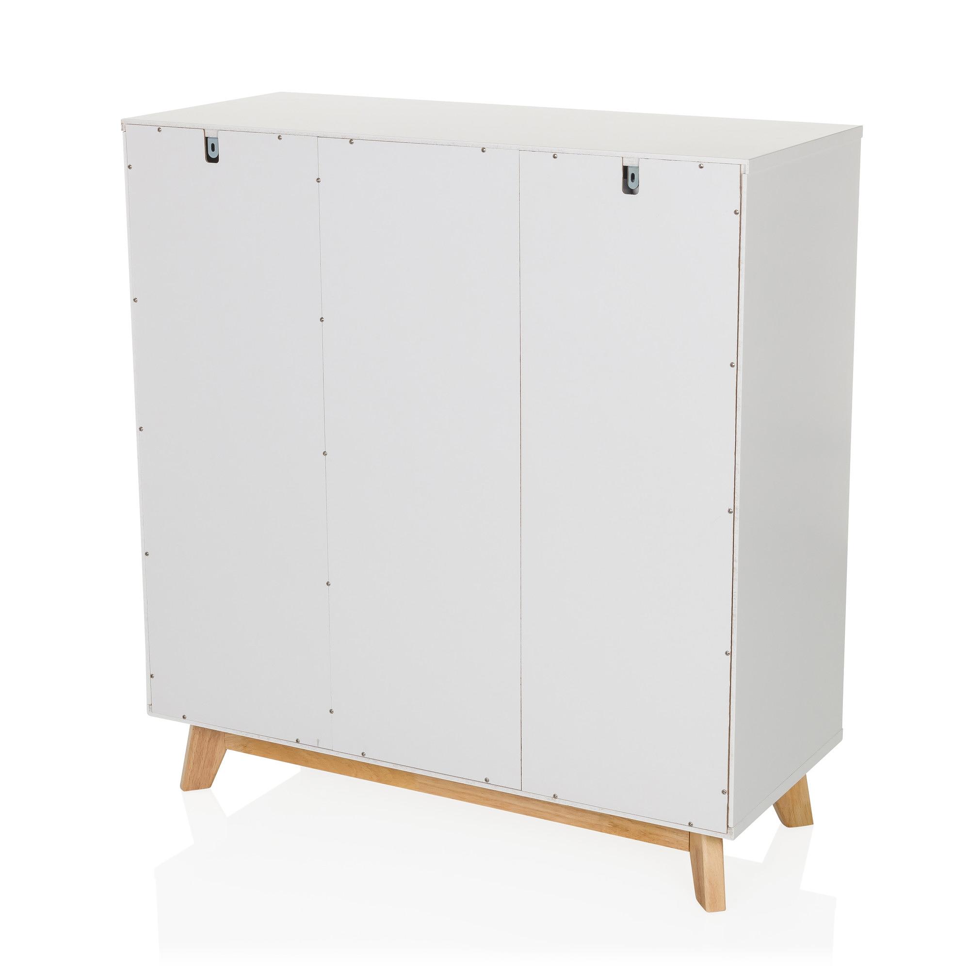 ESTHA Highboard Wood White 9