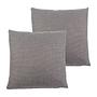 2x Alcatraz Pillowcase Synthetic Fiber Cubanit 40 x 40 cm 0