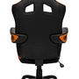 Game Pro Drehstuhl Kunstleder Schwarz Orange 4