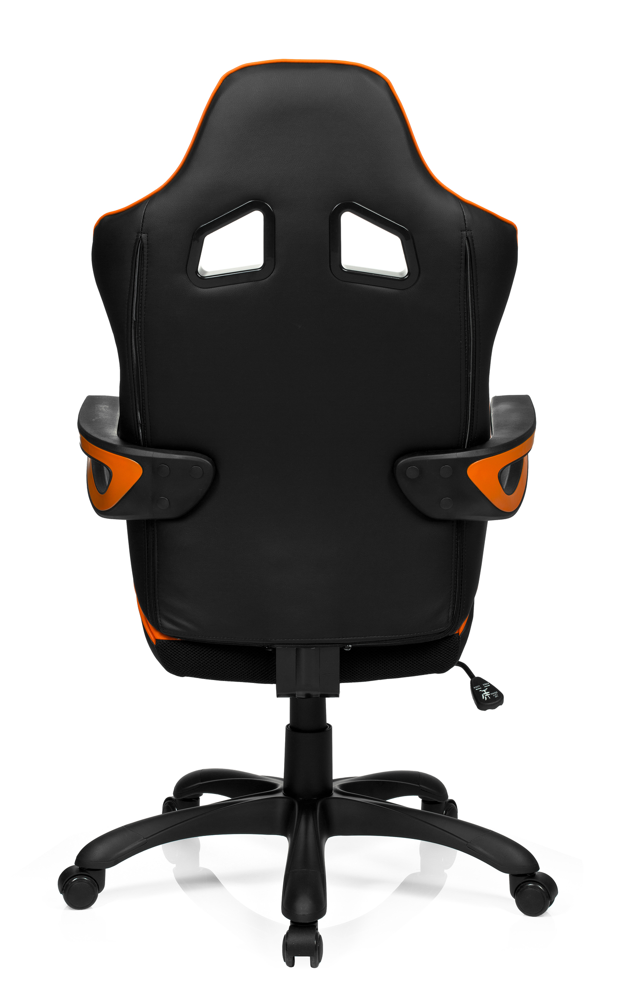 Game Pro Drehstuhl Kunstleder Schwarz Orange 4