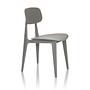 ARTIFO HOL Dining chair Stacking chair Plastic Grey 3