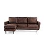 Sofa 3-Sitzer Chaiselongue Links Rechts Savannah Braun 5
