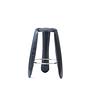 Plopp Barhocker Stahl Graphit Grau Matt 0